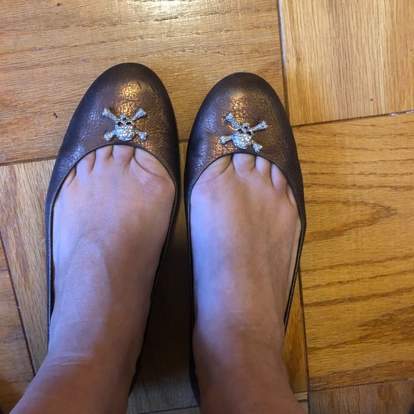 Giuseppe Zanotti Flats with diamond skeleton - Picture 1 of 6